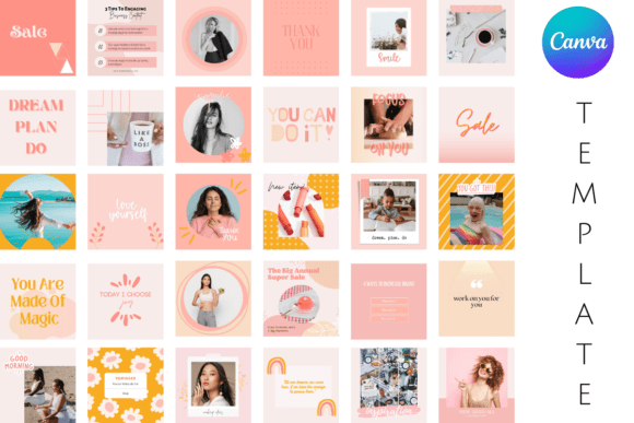 Download Instagram Templates Canva Pastel Colors - Premium Resources