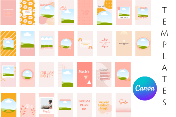 Download Instagram Story Templates Canva Pastel - Premium Resources