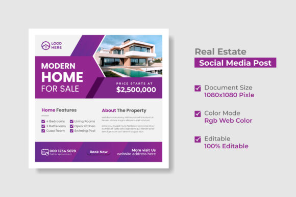 Download Real Estate Social Media Banner Template - Premium Resources