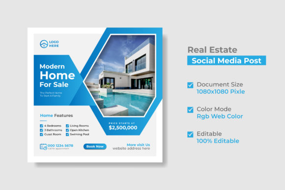 Download Real Estate Social Media Banner Template - Premium Resources